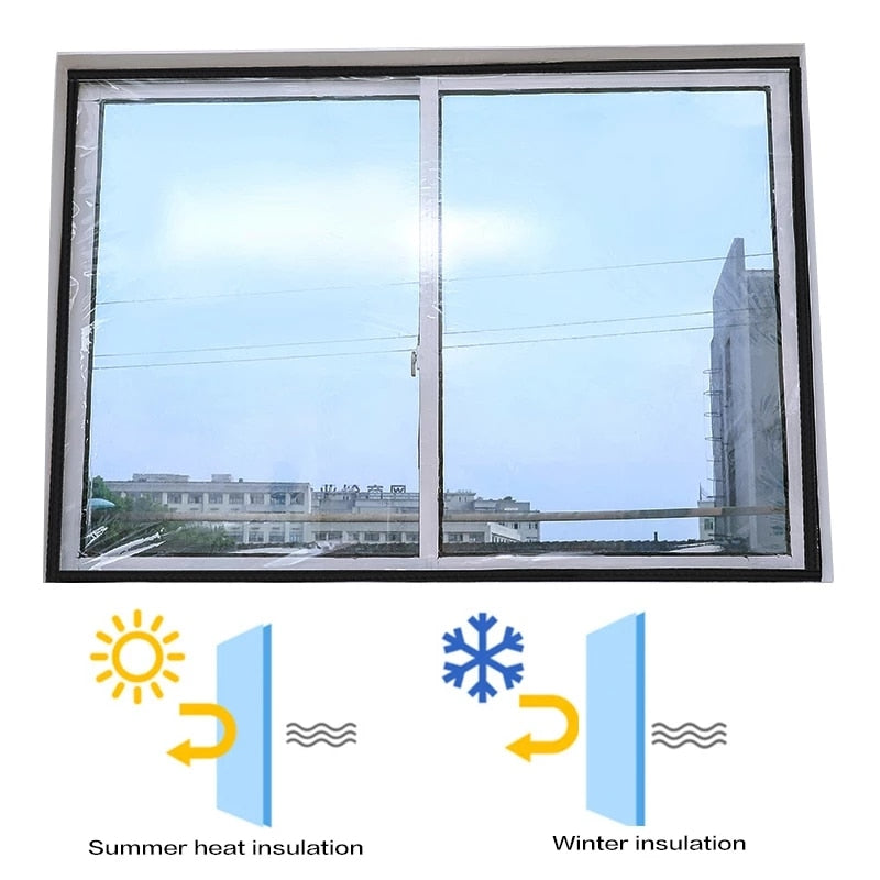 love356 Winterfensterisolierung winddichte Folie