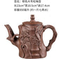 Große Kapazität Haushalt Handgemachte Lila Sand Teekanne Chinesische Teegeschirr Yixing Zisha Zhu Ton Ball Filter Blase Teekanne Mond Topf