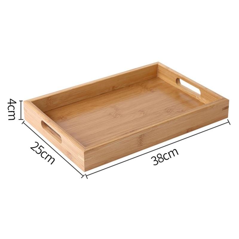 Serviertablett aus Holz