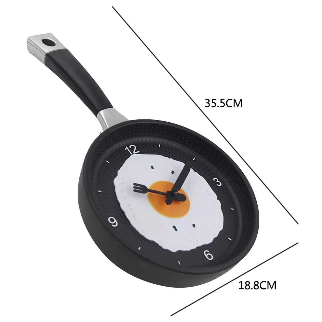 Frendorf | Omelette Topf-förmige Wanduhr