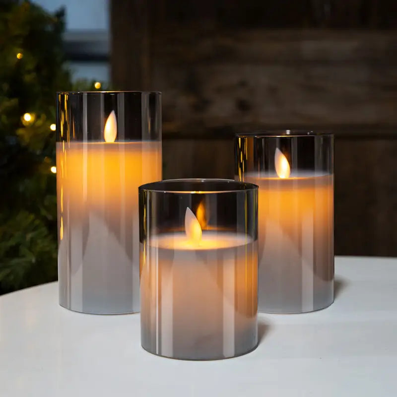 CANDLY™ Dreiteiliges Set – Realistische LED Kerzen
