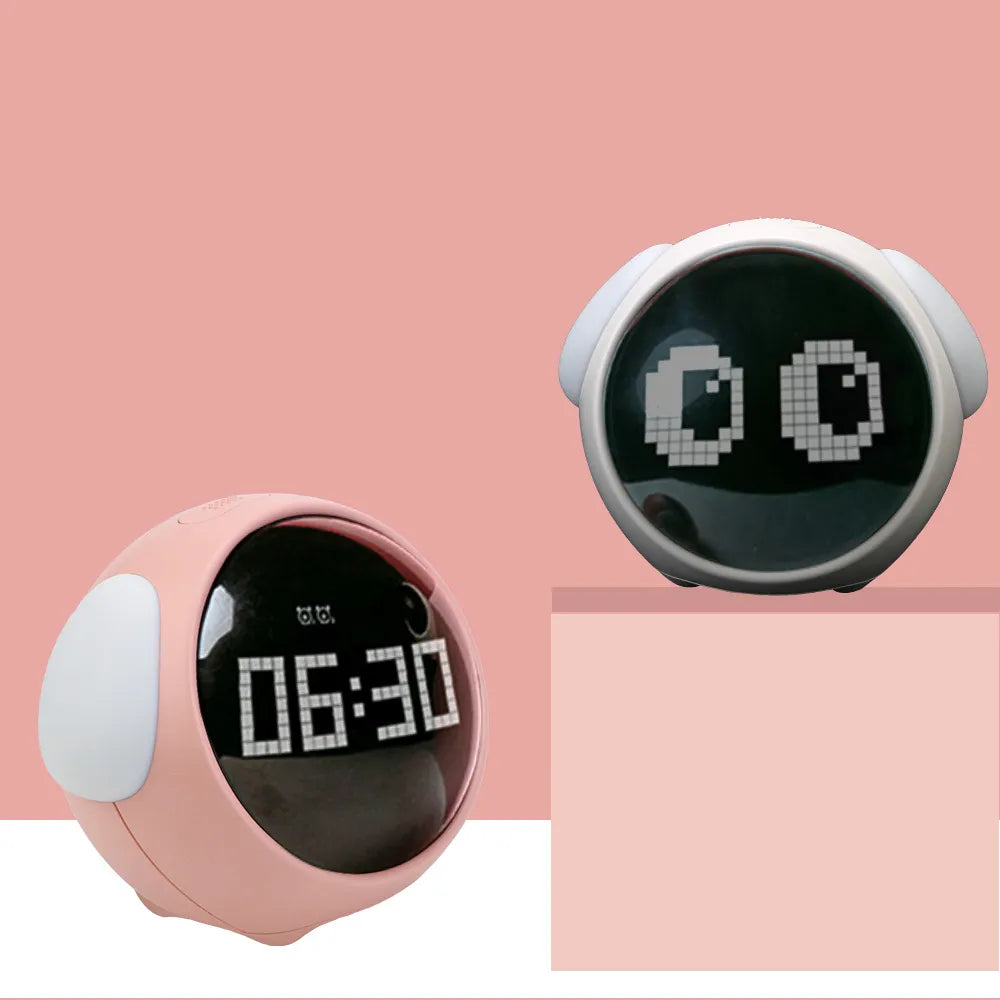 Frendorf | EmojiTime LED Wecker – Lustiges & Ausdrucksstarkes Digitaldisplay