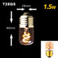Dimmable Vintage LED-Birne (3W, E27-Basis) - Goldspiral-Glühfaden für Kronleuchter & dekorative Beleuchtung