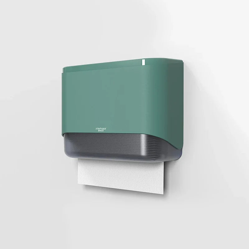 interhasa! Druckfreie Papierhandtuchspender: Wandmontierter Gewebehalter für Badezimmer-Toilette - Bequeme Papierhandtuchlagerung