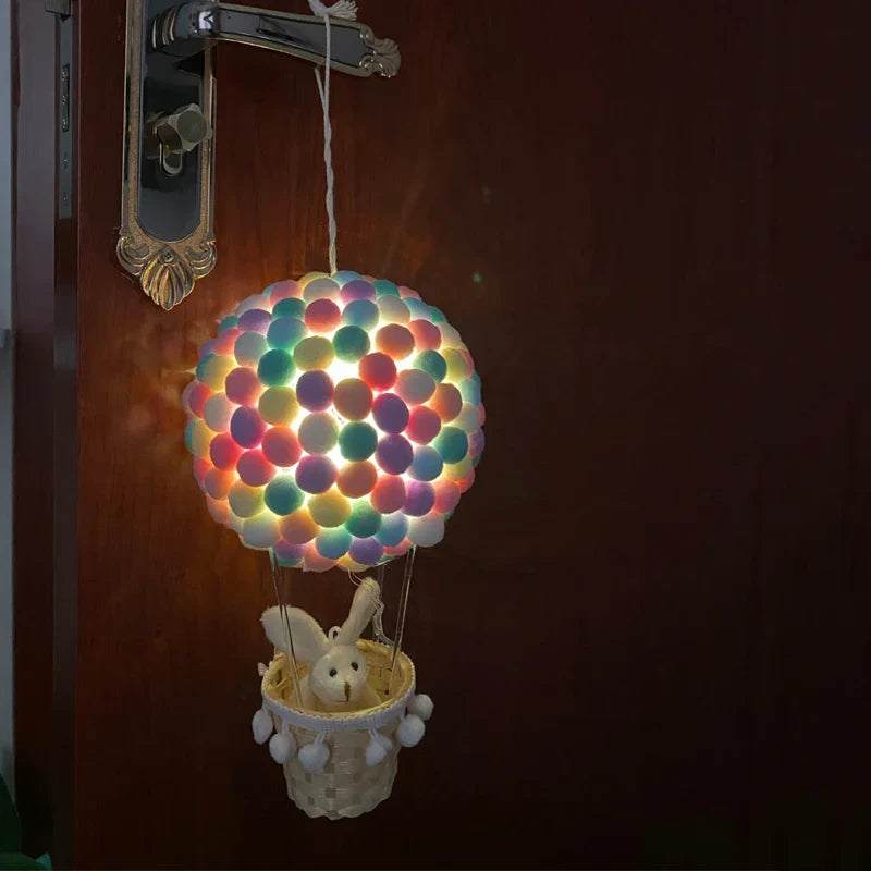 DIY Heißluftballon-förmige fliegende Tiere Nachtlampe
