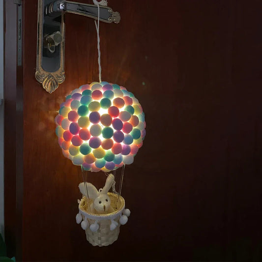 DIY Heißluftballon-förmige fliegende Tiere Nachtlampe