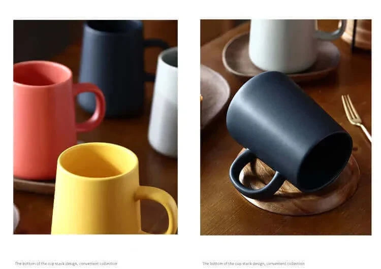Sehr große Steinzeug-Kaffeetasse