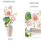 3D Pfauenblumen Stil Wandaufkleber