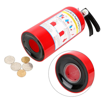 Feuerlöscher Geldboxen Geburtstagsgeschenk für Kinder Kreative Münz-Sparschweine Kunststoff Geldsparbox