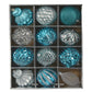 Holiday Lux bruchsicher, 12er Set Weihnachtsbaum Schmuck, 100mm mit wiederverwendbarem Karton