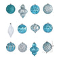Holiday Lux bruchsicher, 12er Set Weihnachtsbaum Schmuck, 100mm mit wiederverwendbarem Karton