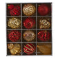 Holiday Lux bruchsicher, 12er Set Weihnachtsbaum Schmuck, 100mm mit wiederverwendbarem Karton