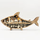 Frendorf | OceanGlow Leuchtende Muschel & Fischdekoration – Meeresinspirierte Kunst