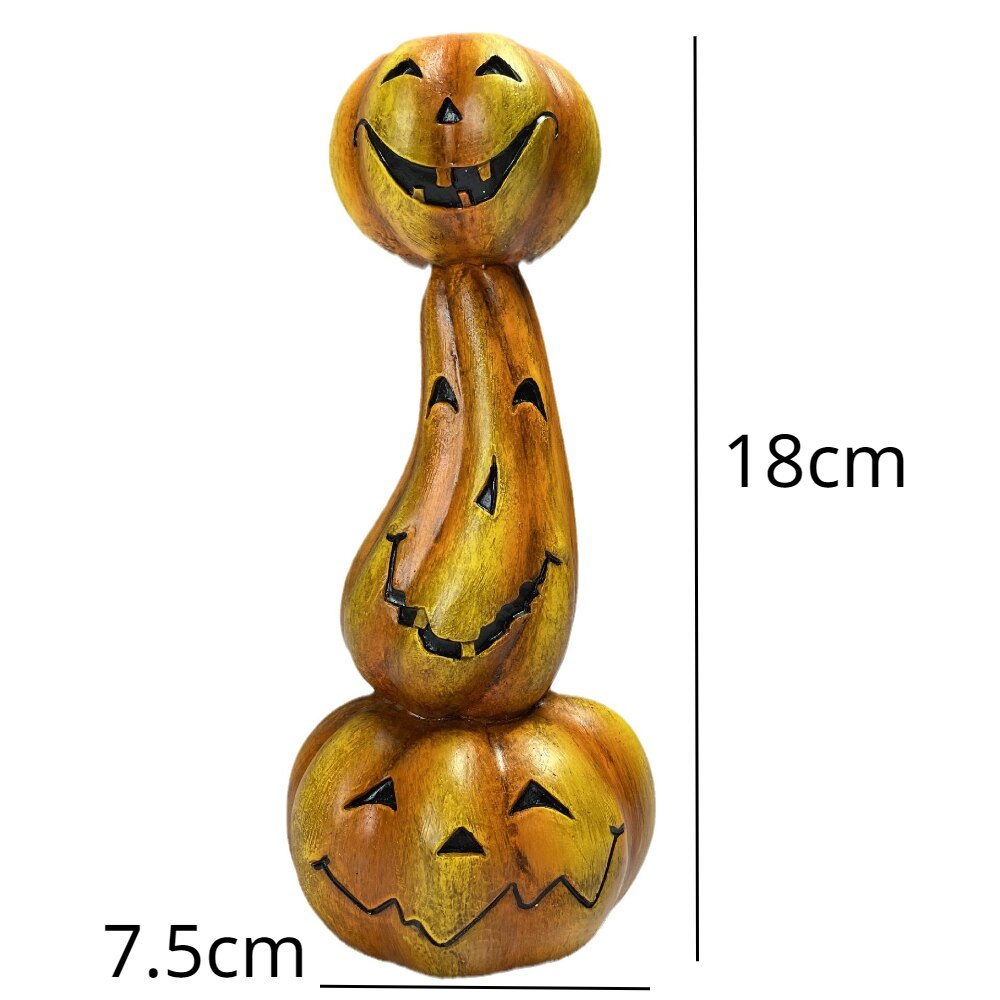 Heimdeko Halloween Kürbis Kerzenständer Dekorationen Harz Gefertigte Hohle Kerzenbasis Halloween Dekoration Kerzenständer