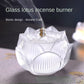 Heimdekor Home Innen Räuchergefäß Sandelholzofen Lotus wasserglasiertes Räuchersiegelofen Ornament