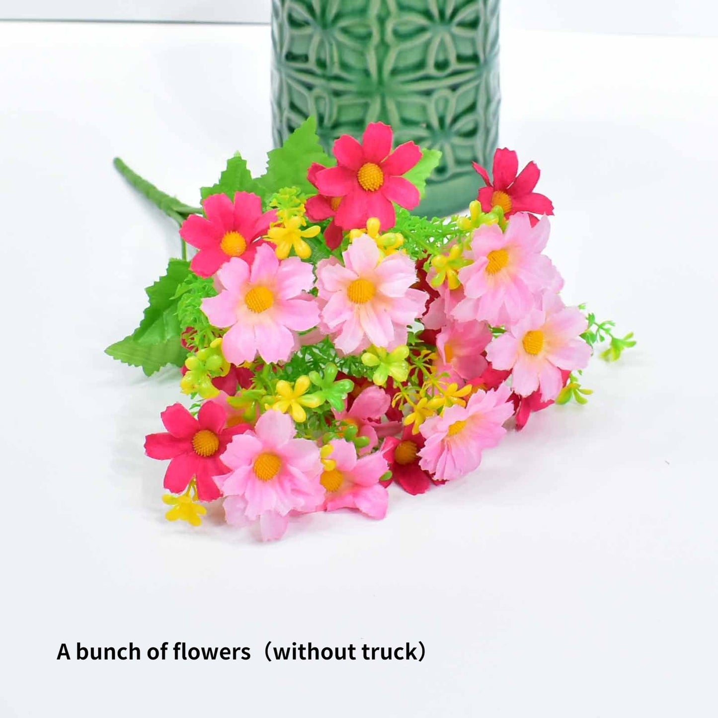 Heimdekoration Retro-Truck Mini-Blumentöpfe Sukkulente Künstliche Pflanze Harz Blumentopf Bürotisch Bastelornament Raumdeko