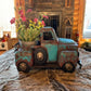 Heimdekoration Retro-Truck Mini-Blumentöpfe Sukkulente Künstliche Pflanze Harz Blumentopf Bürotisch Bastelornament Raumdeko
