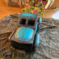 Heimdekoration Retro-Truck Mini-Blumentöpfe Sukkulente Künstliche Pflanze Harz Blumentopf Bürotisch Bastelornament Raumdeko