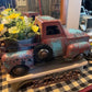 Heimdekoration Retro-Truck Mini-Blumentöpfe Sukkulente Künstliche Pflanze Harz Blumentopf Bürotisch Bastelornament Raumdeko