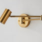 Frendorf | Adjustible Arm Wandleuchte - Flexible Gold & Schwarz Wandlampe - Wandlampen Design für Schlafzimmer
