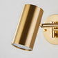 Frendorf | Adjustible Arm Wandleuchte - Flexible Gold & Schwarz Wandlampe - Wandlampen Design für Schlafzimmer