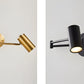 Frendorf | Adjustible Arm Wandleuchte - Flexible Gold & Schwarz Wandlampe - Wandlampen Design für Schlafzimmer