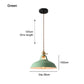 Frendorf | BarnFlare Deckenleuchten- Bunte industrielle LED Macaron Hängelampe