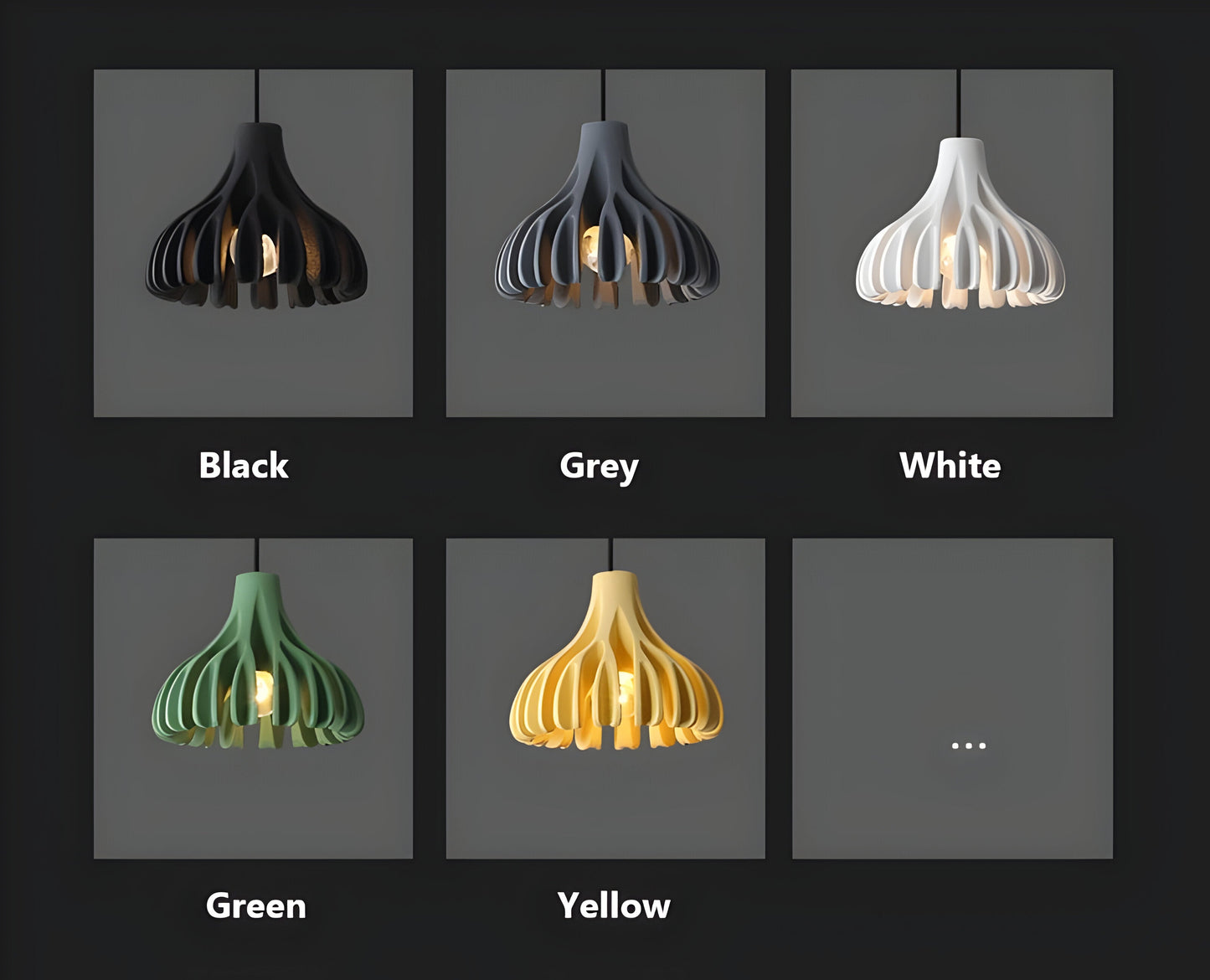 Frendorf | Bloomy Pendelleuchte - Kreative Macaron Hängelampe aus Harz