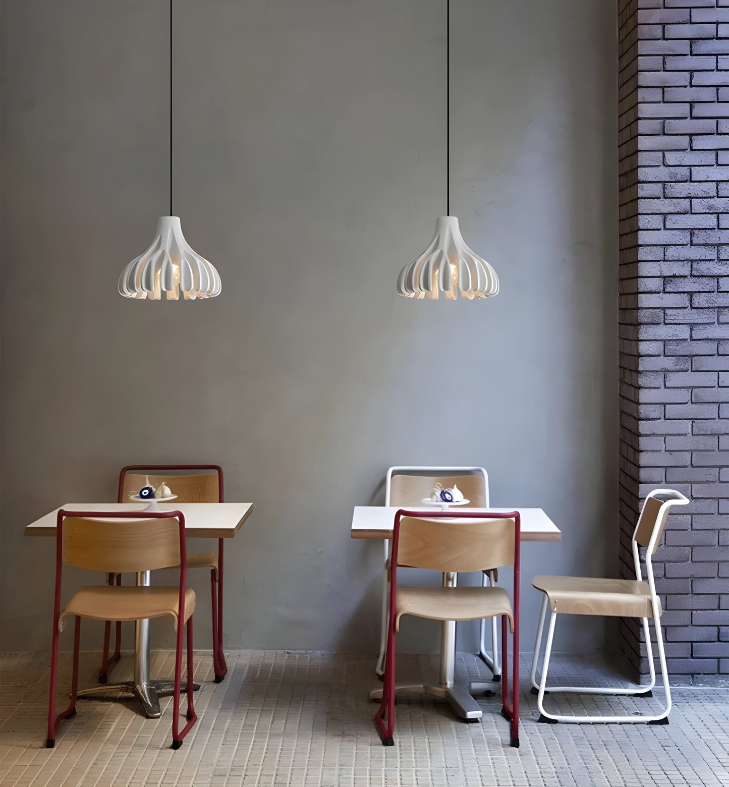 Frendorf | Bloomy Pendelleuchte - Kreative Macaron Hängelampe aus Harz