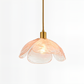 Frendorf | Blumen Gloss Pendelleuchte - Stilvolle Bunte Florale LED Hängelampe