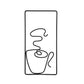 Brewtiful Cups - Ästhetische Kaffeetassen-Wandkunst für kreative Raumgestaltung