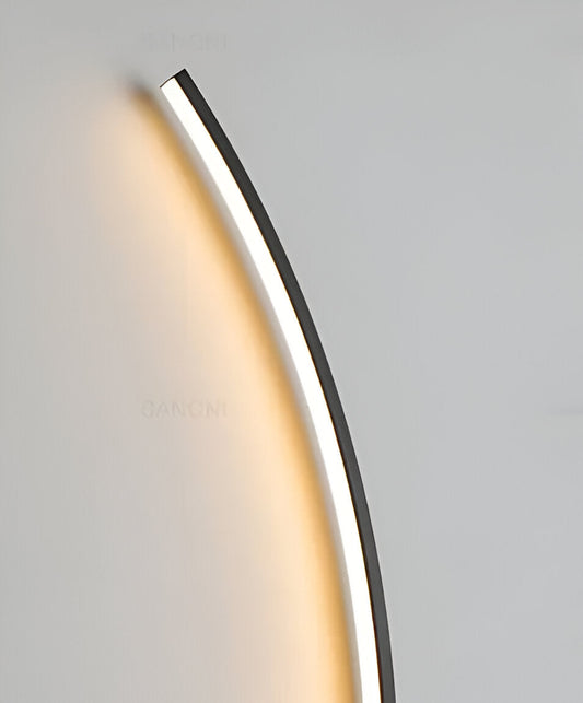 Frendorf | BrightArc Wandleuchte - Gebogene Wandleuchte LED - Arc Line Nachttisch Wandlampe