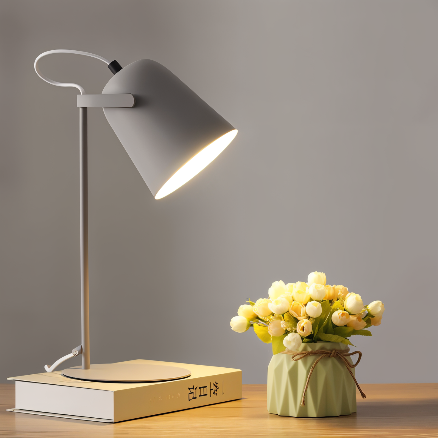 Frendorf | Tischlampe - Nordische  Schreibtischlampe - Verstellbare Lampe