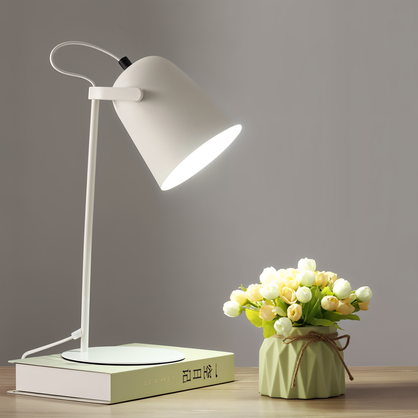 Frendorf | Tischlampe - Nordische  Schreibtischlampe - Verstellbare Lampe