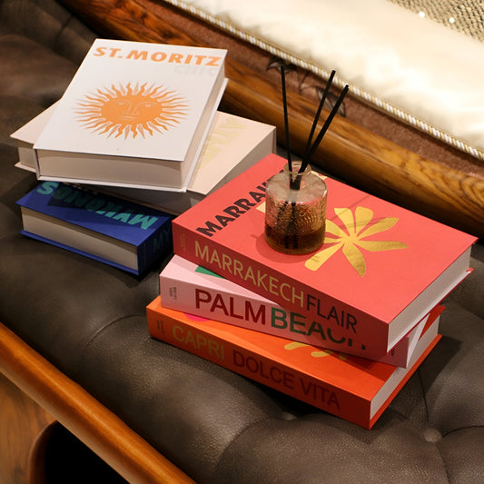 ChicFaux Deko Bücher - Kaffeetisch Bücher - Bücher zur Dekoration