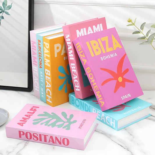 ChicFaux Deko Bücher - Kaffeetisch Bücher - Bücher zur Dekoration