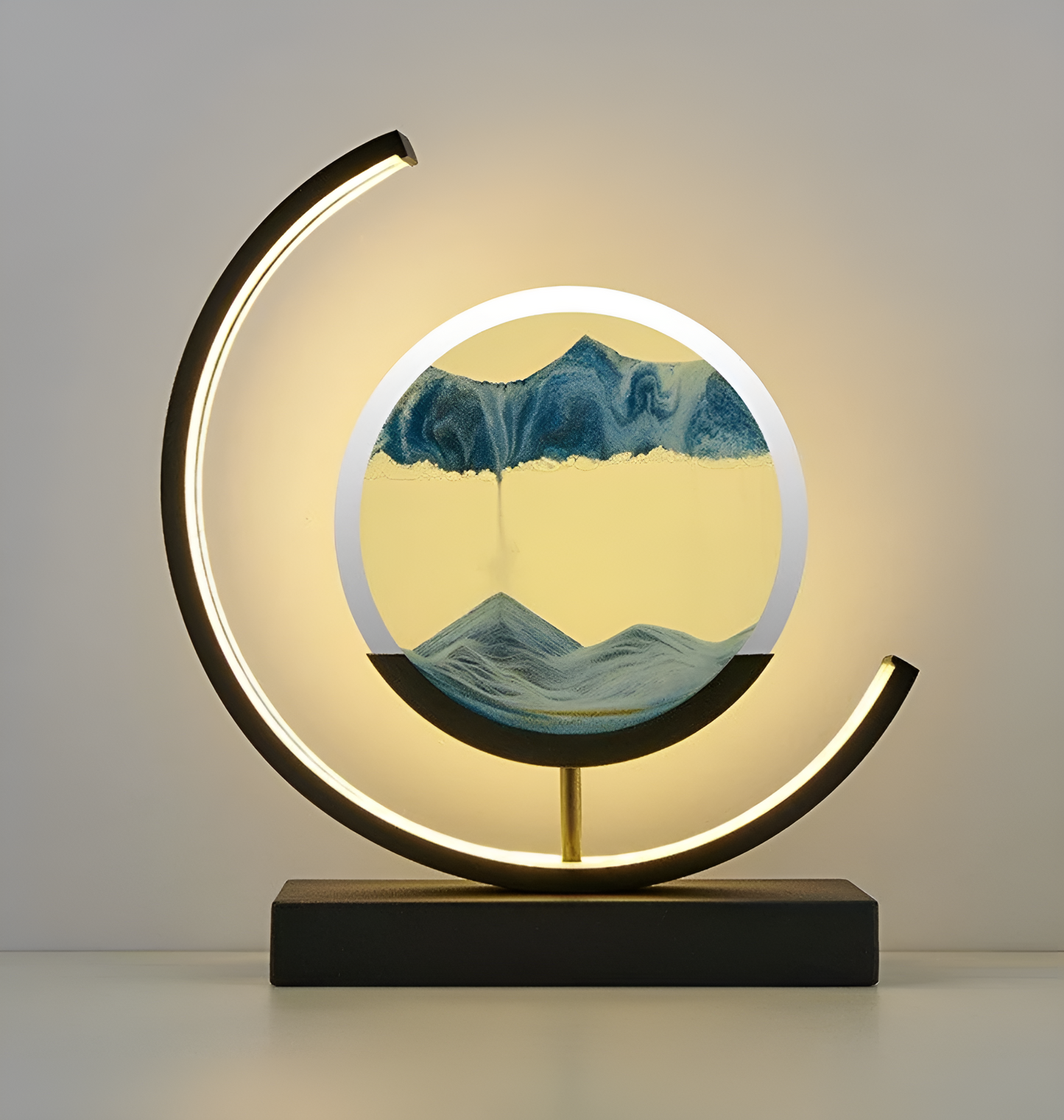 Sandscape- Fließender Sand LED Lampe 3D Treibsand Nachtlicht