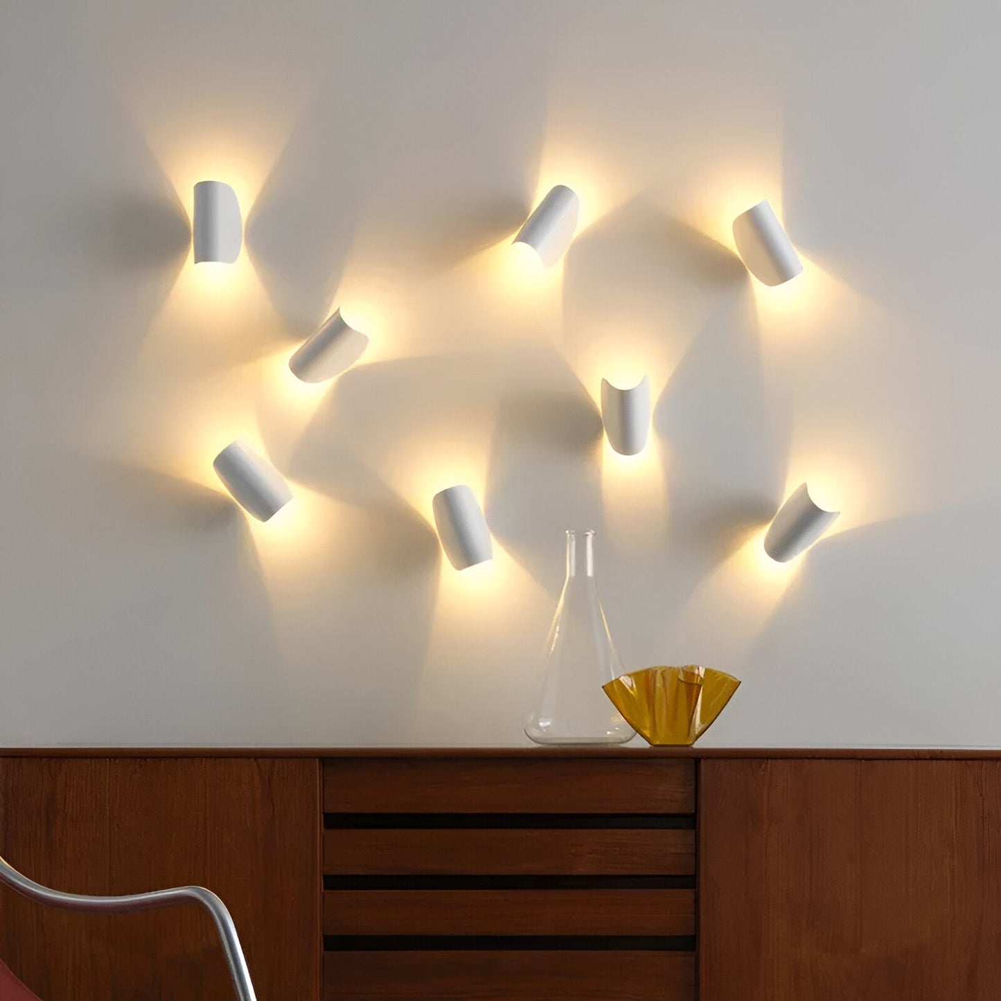 Frendorf | Twista LED Wandleuchte | Drehbare Wandlampe aus Metall | Modernes Design | Stimmungslicht & Beleuchtung