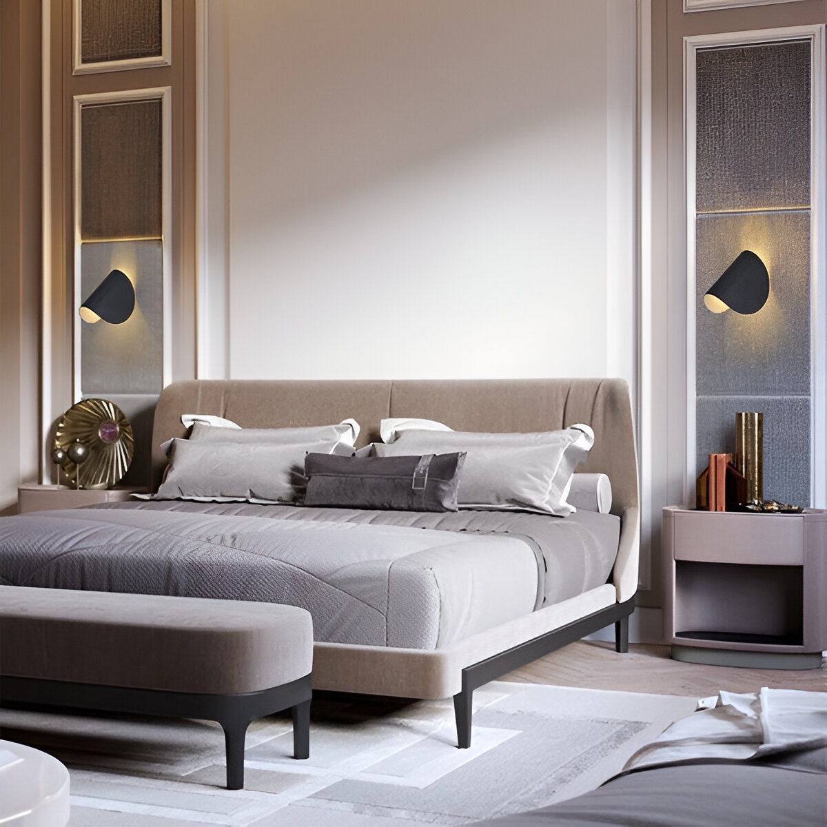 Frendorf | Twista LED Wandleuchte | Drehbare Wandlampe aus Metall | Modernes Design | Stimmungslicht & Beleuchtung