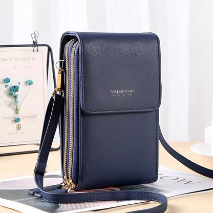 Carry- Stilvolle Crossbody Geldbörse & Telefonhalter Tasche