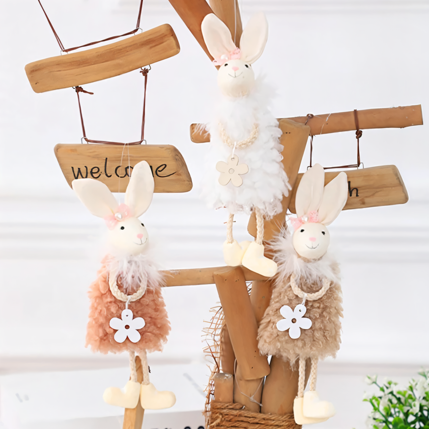 Frendorf | ConyDolly - Festliche Osterdeko Hasenpuppe - Hängende Osterdekoration