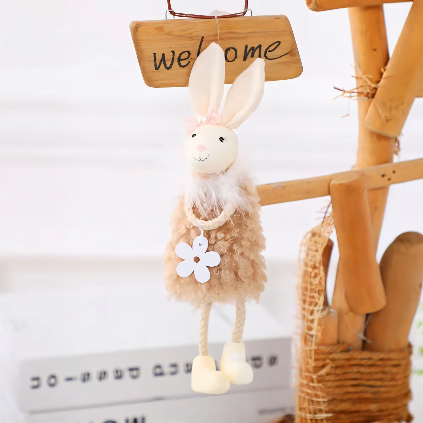 Frendorf | ConyDolly - Festliche Osterdeko Hasenpuppe - Hängende Osterdekoration