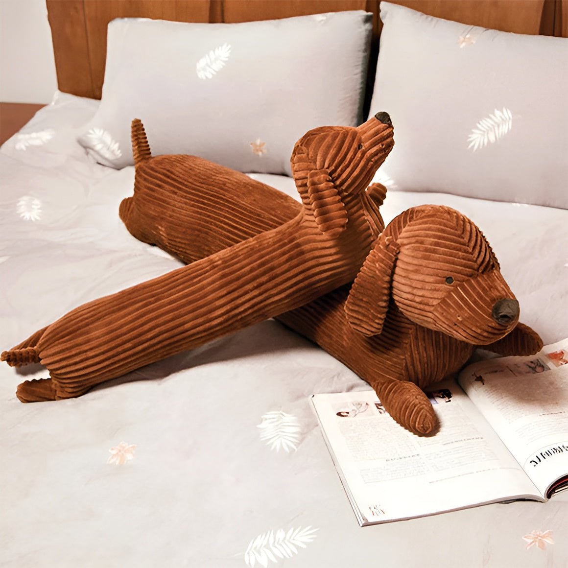 PawCuddle Ergonomisches Dackelkissen | Bequemes Kissen für Sofa und Kinder