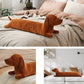 PawCuddle Ergonomisches Dackelkissen | Bequemes Kissen für Sofa und Kinder