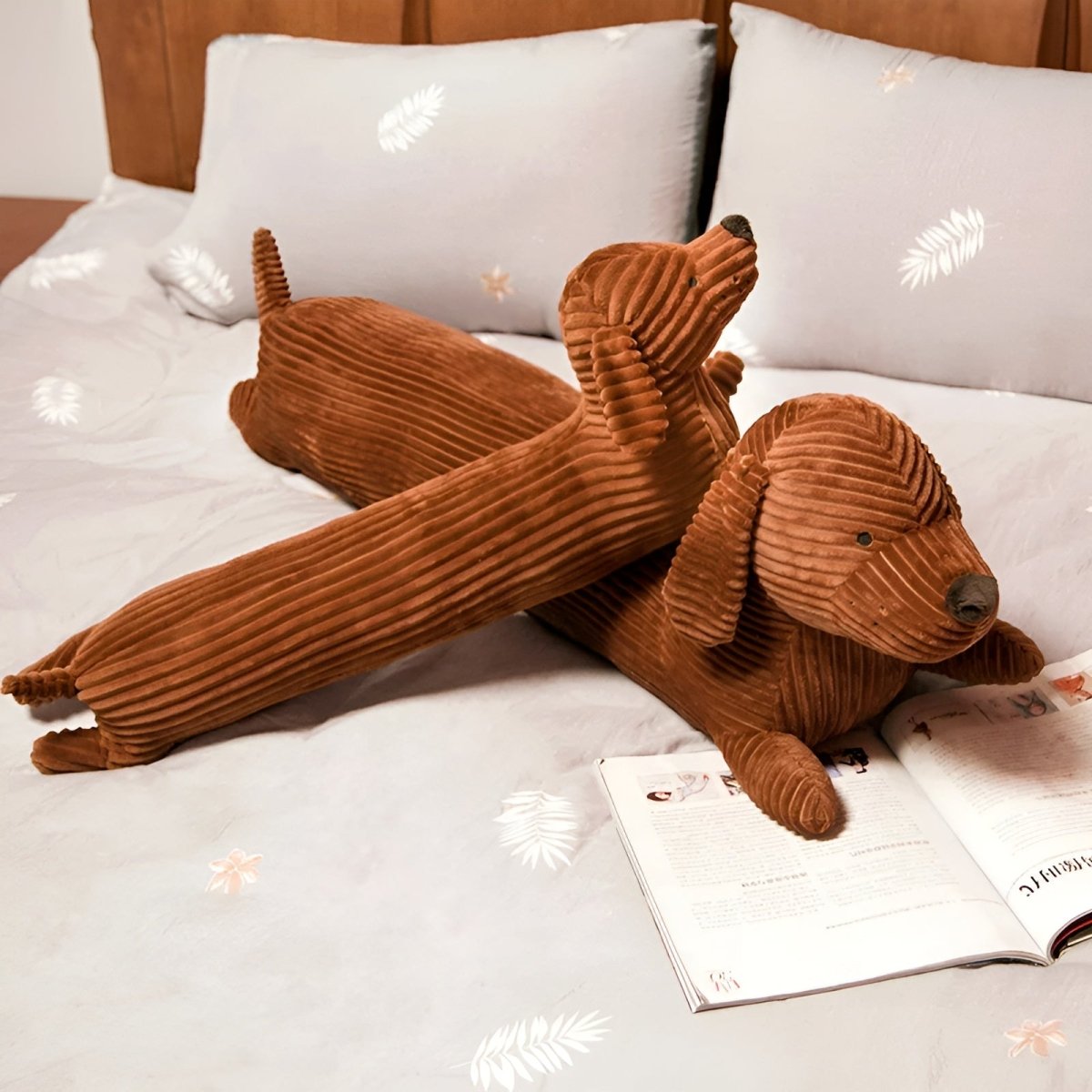 PawCuddle Ergonomisches Dackelkissen | Bequemes Kissen für Sofa und Kinder
