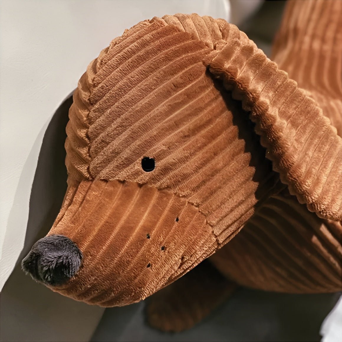 PawCuddle Ergonomisches Dackelkissen | Bequemes Kissen für Sofa und Kinder