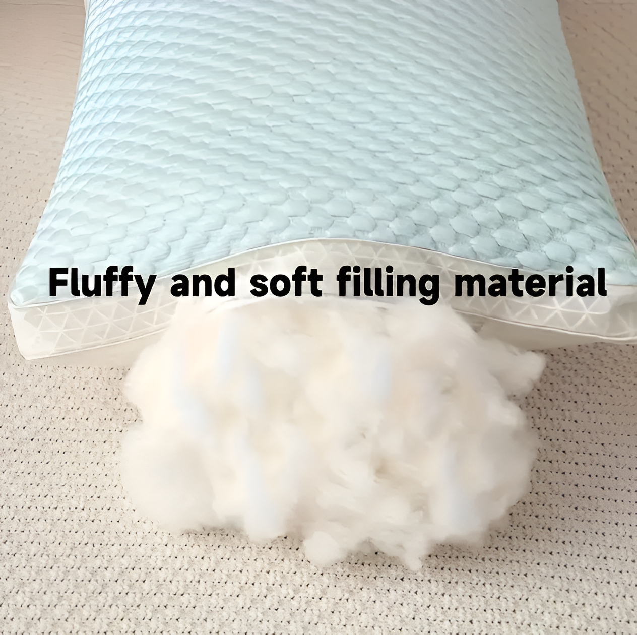 Frendorf | CushiesBlue Memory Foam Kissen – Set mit 2 weichen, atmungsaktiven Kissen