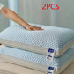 Frendorf | CushiesBlue Memory Foam Kissen – Set mit 2 weichen, atmungsaktiven Kissen