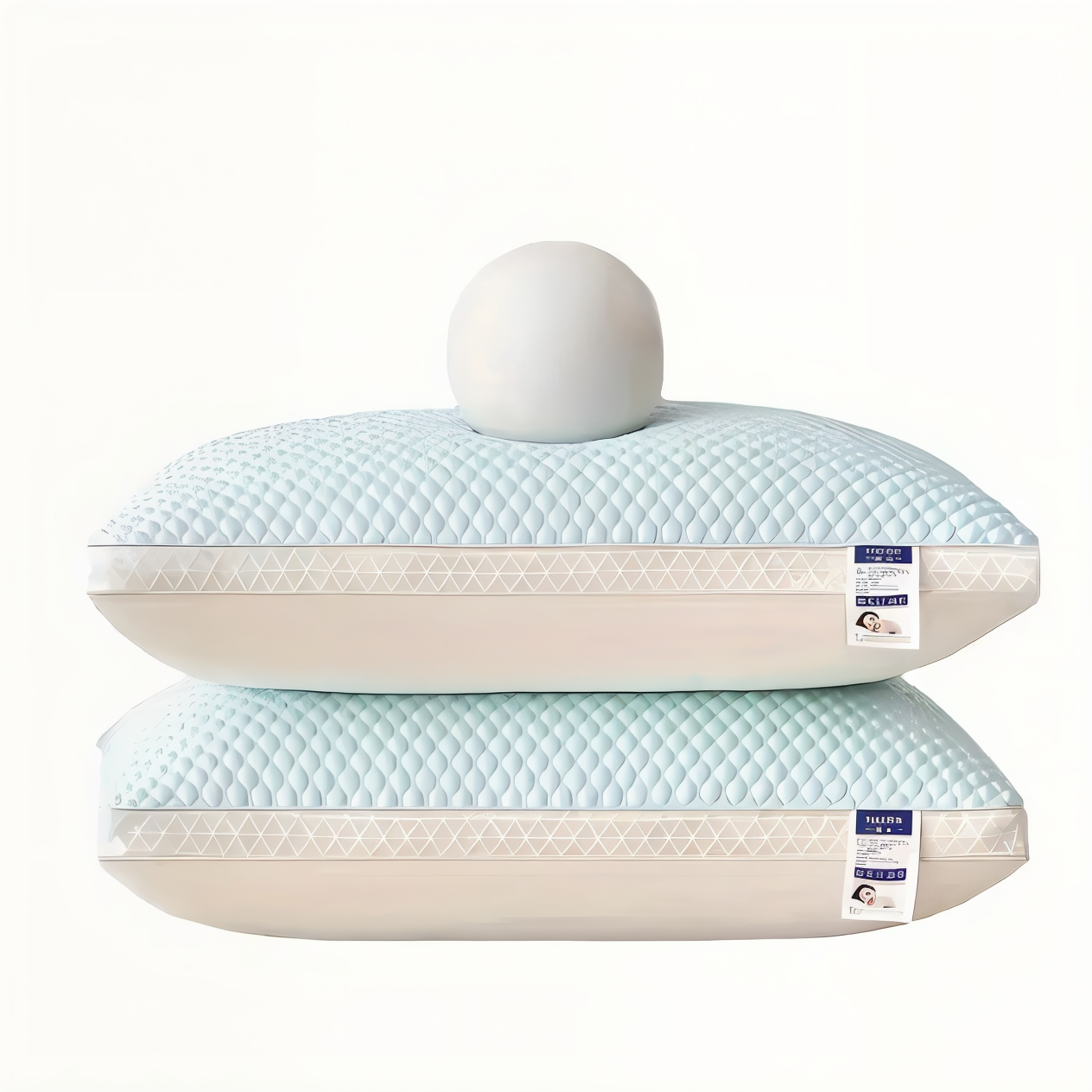 Frendorf | CushiesBlue Memory Foam Kissen – Set mit 2 weichen, atmungsaktiven Kissen
