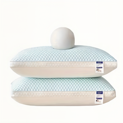 Frendorf | CushiesBlue Memory Foam Kissen – Set mit 2 weichen, atmungsaktiven Kissen